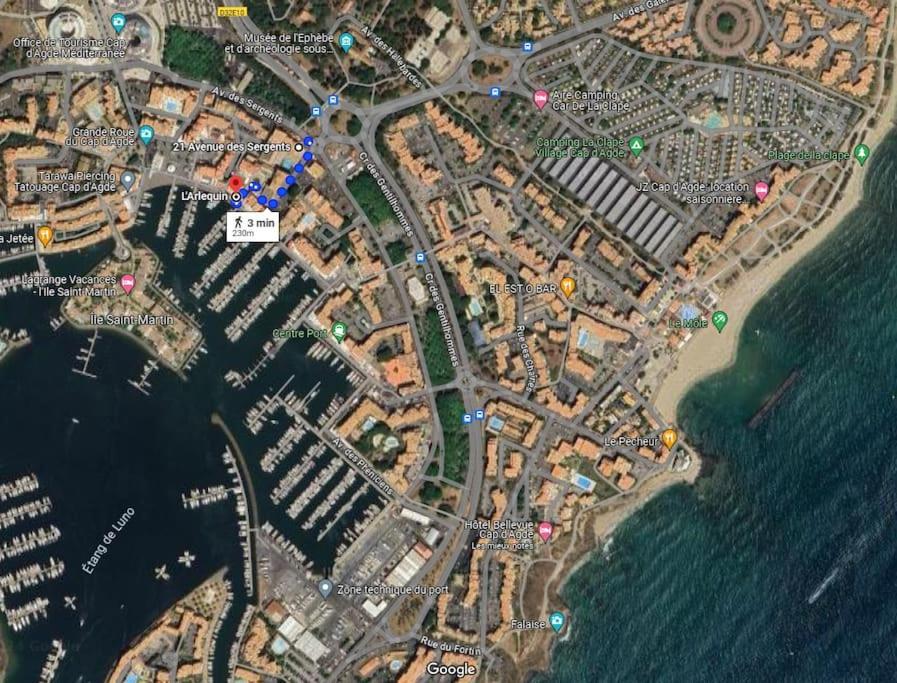 Studio Centre Port, Cap D'Agde Exteriér fotografie